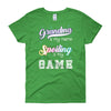 Grandma is my name, Spoiling is my game Women's short sleeve t-shirt